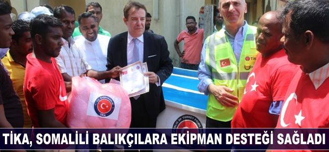 TİKA, Somalili balıkçılara modern balıkçılık ekipmanları dağıttı