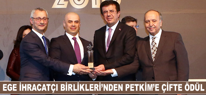 Ege İhracatçı Birlikleri'nden PETKİM'e çifte ödül!