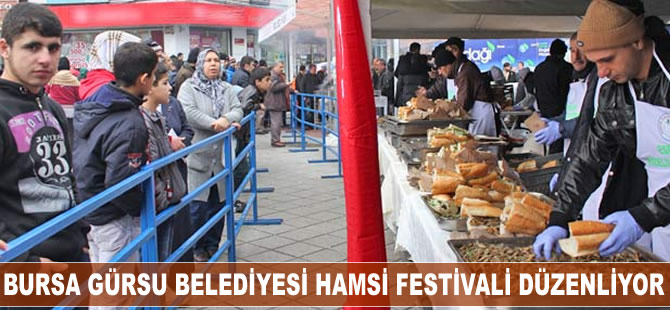 Bursa Gürsu Belediye'si hamsi festivali düzenliyor