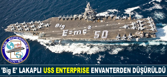 USS Enterprise, ABD Donanması'nın envanterinden düşürüldü