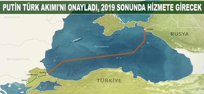 Rusya lideri Putin, Türk Akımı'nı onayladı