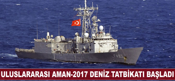 Uluslararası Aman-2017 Deniz tatbikatı başladı