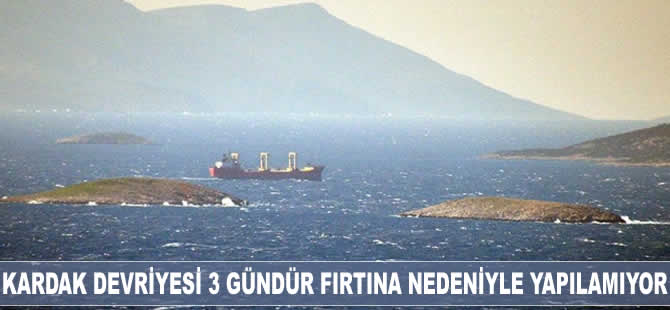 Kardak devriyesi fırtına nedeniyle 3 gündür yapılamıyor