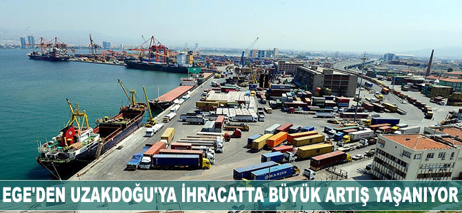 Ege'den Uzakdoğu'ya ihracatta büyük artış yaşanıyor