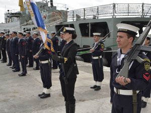 Umman Sultanlığı’nın Güney Kıbrıs’a hediye ettiği gemi teslim edildi