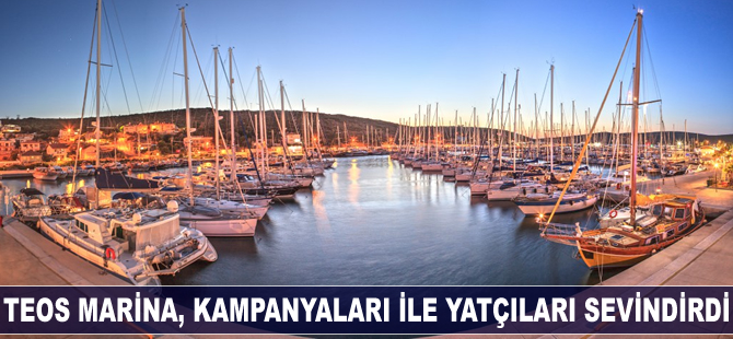 Teos Marina, kampanyaları ile yatçıları sevindirdi