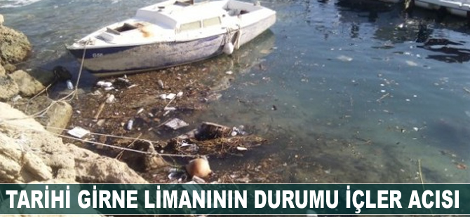 Tarihi Girne Limanı'nın durumu içler acısı