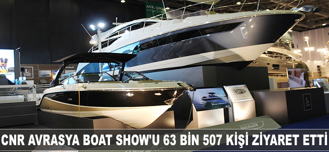 CNR Avrasya Boat Show’u 63 bin 507 kişi ziyaret etti