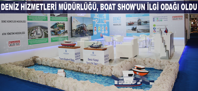 Deniz Hizmetleri Müdürlüğü, CNR Avrasya Boat Show'da ilgi odağı oldu