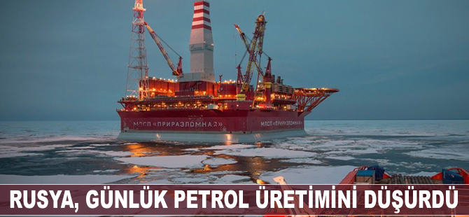 Rusya günlük petrol üretimini düşürdü