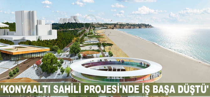 Konyaaltı Sahili Projesi'ni Antalya Büyükşehir Belediyesi üstlendi