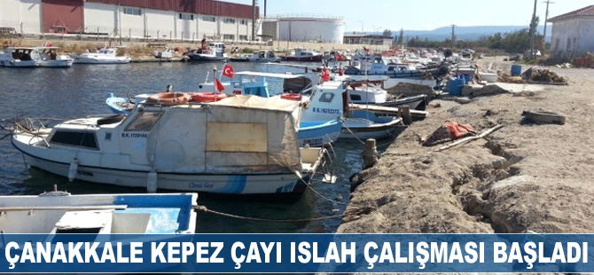 Çanakkale Kepez Çayı ıslah çalışmaları başladı