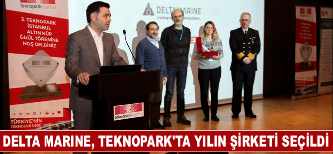 Delta Marine, 'Teknopark Altın Küp Yılın Şirketi Ödülü'ne layık görüldü