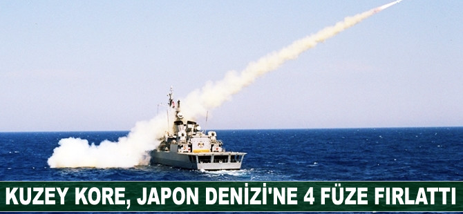Kuzey Kore, Japon Denizi'ne 4 füze fırlattı