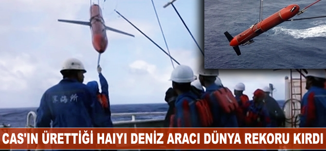 CAS'ın ürettiği "Haiyi" deniz aracı dünya rekoru kırdı