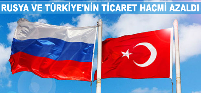 Rusya ve Türkiye’nin ticaret hacmi azaldı