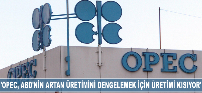 'OPEC, ABD'nin artan üretim miktarını dengelemek için üretimi kısıyor'