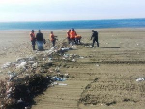 HBB ekipleri deniz ve sahil temizliği için kolları sıvadı