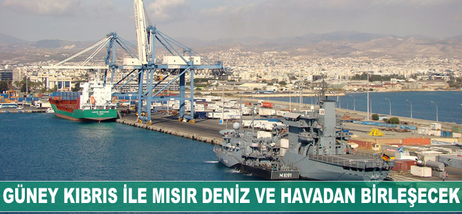 Güney Kıbrıs ile Mısır deniz ve havadan bağlanacak