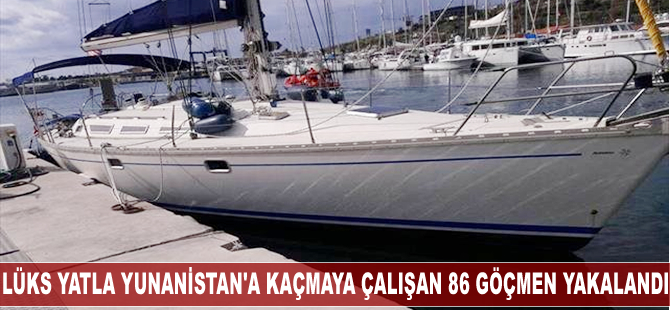 Lüks yatla 86 sığınmacıyı kaçırmaya çalışan 3 Ukraynalı yakalandı