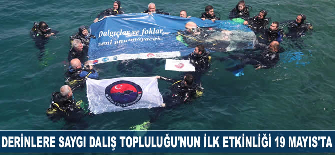 Derinlere Saygı Dalışı Topluluğu ilk etkinliğini 19 Mayıs’ta yapacak