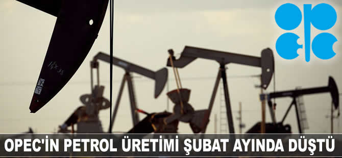 OPEC'in petrol üretimi şubatta düştü