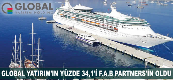 Global Yatırım Holding'in 34.1'i F.A.B Partners'in oldu