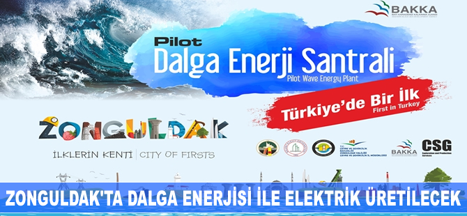 Zonguldak'ta dalga enerjisi ile elektrik üretilecek