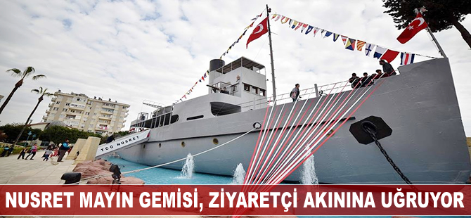 Çanakkale destanının tanığı Nusret Mayın Gemisi, ziyaretçi akınına uğruyor