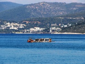 Bir hafta önce satın alınan Osmanlı isimli gulet, sulara gömüldü