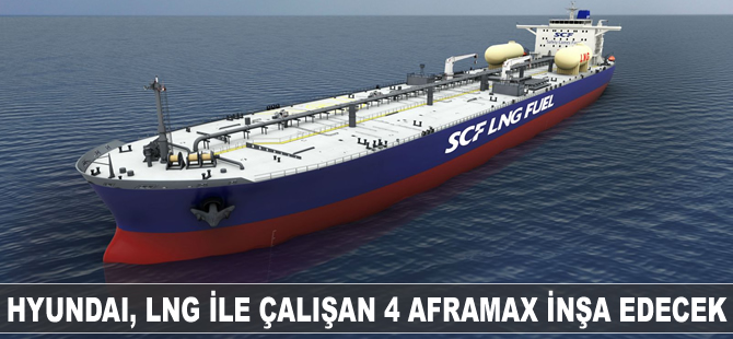 Hyundai, dünyanın ilk LNG ile çalışan Aframax tankerini Sovcomflot için inşa edecek