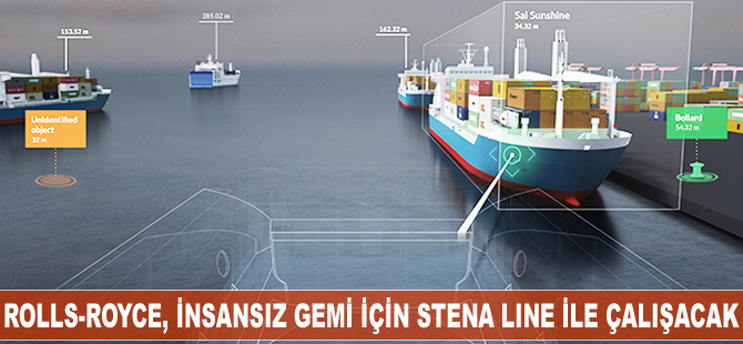 Rolls-Royce, insansız gemi çalışmalarınında Stena Line ile işbirliği yapacak