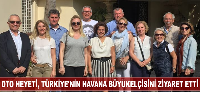 İMEAK DTO Heyeti, Havana Büyükelçisi Berris Ekinci'yi ziyaret etti