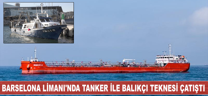 Barselona Limanı'nda M/T Midvolga 2, balıkçı teknesi ile çatıştı: 2 kişi kayboldu