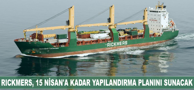 Rickmers, 15 Nisan'a kadar HSH Nordbank'a yeni yapılandırma planını sunacak