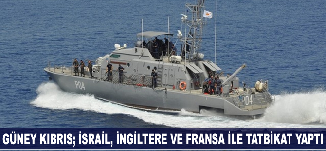 Güney Kıbrıs; İsrail, İngiltere ve Fransa ile Akdeniz'de tatbikat yaptı