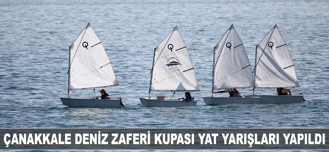 18 Mart Çanakkale Deniz Zaferi Kupası Yat Yarışı tamamlandı