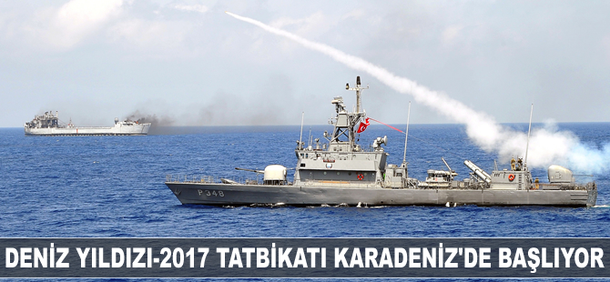 Deniz Yıldızı-2017 tatbikatı Karadeniz´de başlıyor