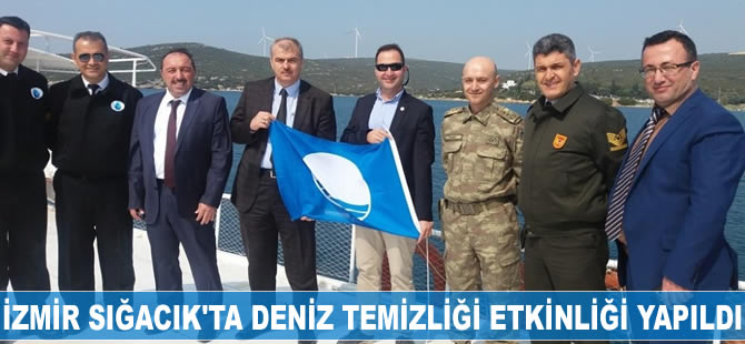 İzmir Sığacık’ta deniz temizliği etkinliği yapıldı