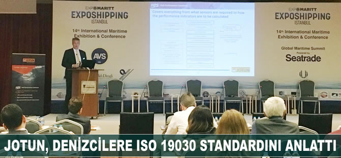 Jotun, Exposhipping'te denizcilere ISO 19030 standardını anlattı