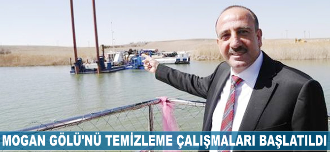 Mogan Gölü'nü temizleme çalışmaları başlatıldı
