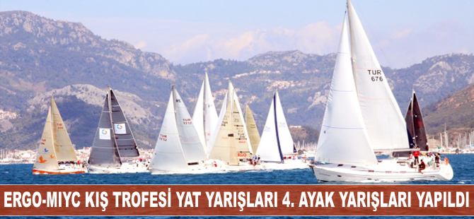 Ergo-Mıyc Kış Trofesi Yat Yarışları'nın 4. ayak yarışları yapıldı