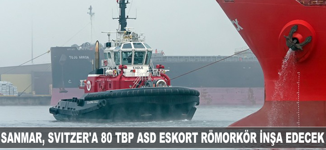 Sanmar ve Svitzer, 80 TBP ASD Eskort römorkörü için sözleşme imzaladı