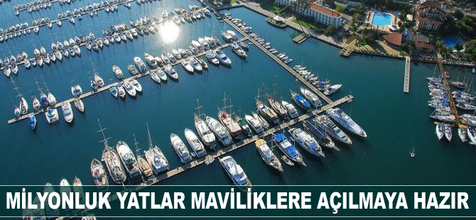 Lüks yat ve tekneler, turizm sezonuna hazır!