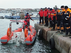 Altınova Tersaneler Bölgesinde, deniz kazası tatbikatı yapıldı