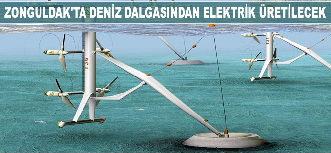 Zonguldak'ta deniz dalgasından elektrik üretilecek