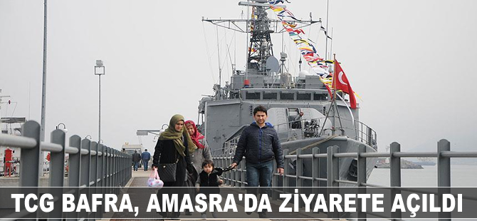 TCG Bafra, Amasra'da ziyarete açıldı
