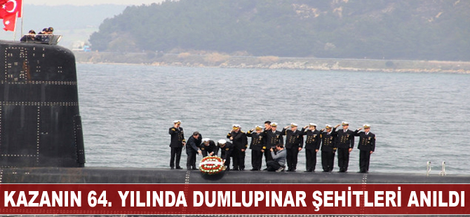 Kazanın 64. yıl dönümünde Dumlupınar şehitleri anıldı