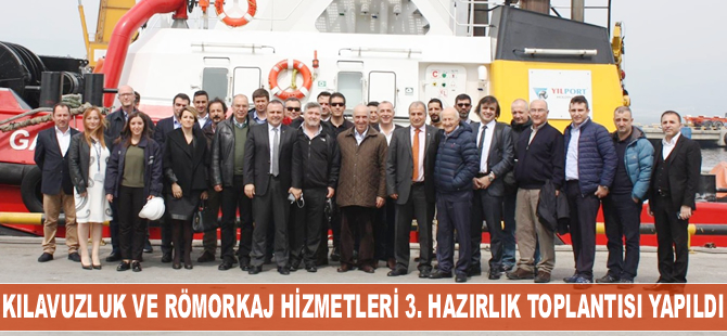 Kılavuzluk ve Römorkaj Hizmetleri Teknolojileri 3. Hazırlık Toplantısı yapıldı
