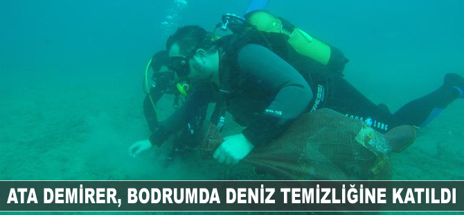 Ata Demirer, Bodrum'da deniz temizliğine katıldı